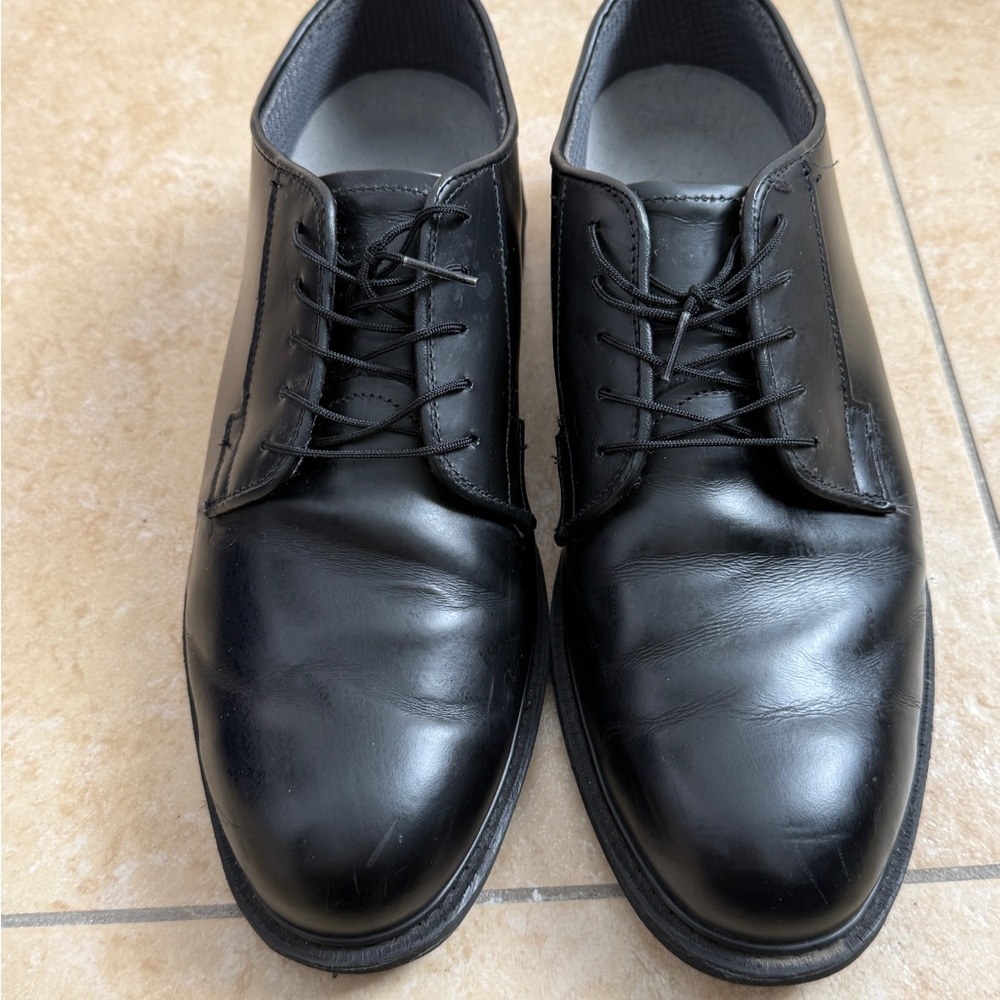 Classic Black Leather Men's Shoes